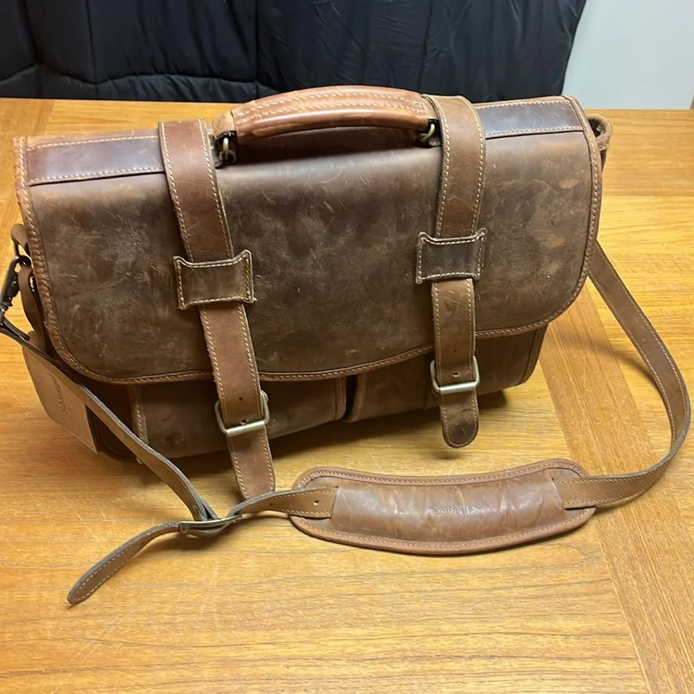 Schlesinger Vintage Leather Briefcase